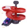 QUOXO Replacement Only Track Attachment Rotating Stage Track Accessory, Rotary Tower Add Ons Fits Most Generic Light Up Raceracks (red) view 2
