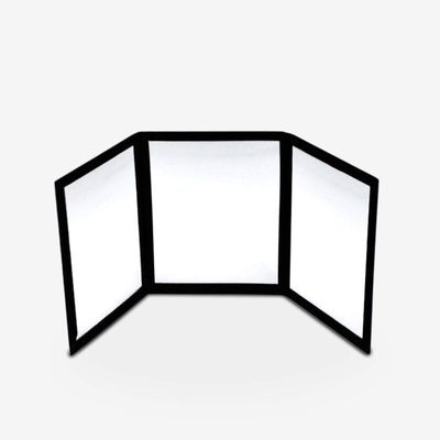 blue-ther 3-Way Mirror by Sean Yang Practicing Mirror for Card Magic Gimmick Illusions Magic Tricks Accessories Stage Professional Magician Pad
