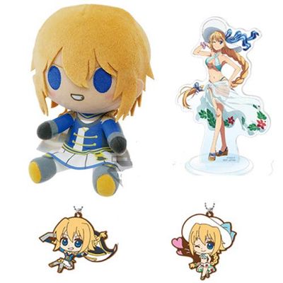 Banpresto Ichibankuji Rebellious Million Arthur Grandmaster Arthur 4-Piece Set 1 Acrylic Stand 1 Rubber Key Chain 2 Stuffed Soft Plush