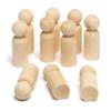 Baker Ross AR324 Wooden Figures - Pack of 10, Plain People for Kids to Design, Decorate for Painting Arts and Crafts or to Create a Mini view 1