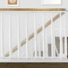 Banister Guard for Baby, 6.6ft x 2.6ft Balcony Netting for Pets Child Safety Stair Railing Cover Baby Proof for Kids Pets Toys, White view 1