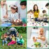 30 Pack Bug Toys Fake Plastic Bugs and Insects for Kids Toddler Halloween Birthday Party Favors Easter Valentine's Day Basket Stuffers Goodie Bag Fillers April Fool's Day Prank Gifts Fake Bugs Toys view 4