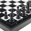 5 in 1 Magnetic Chess Checkers Dominoes Backgammon and Cards Set, Mini Travel Size Multi Board Games view 2