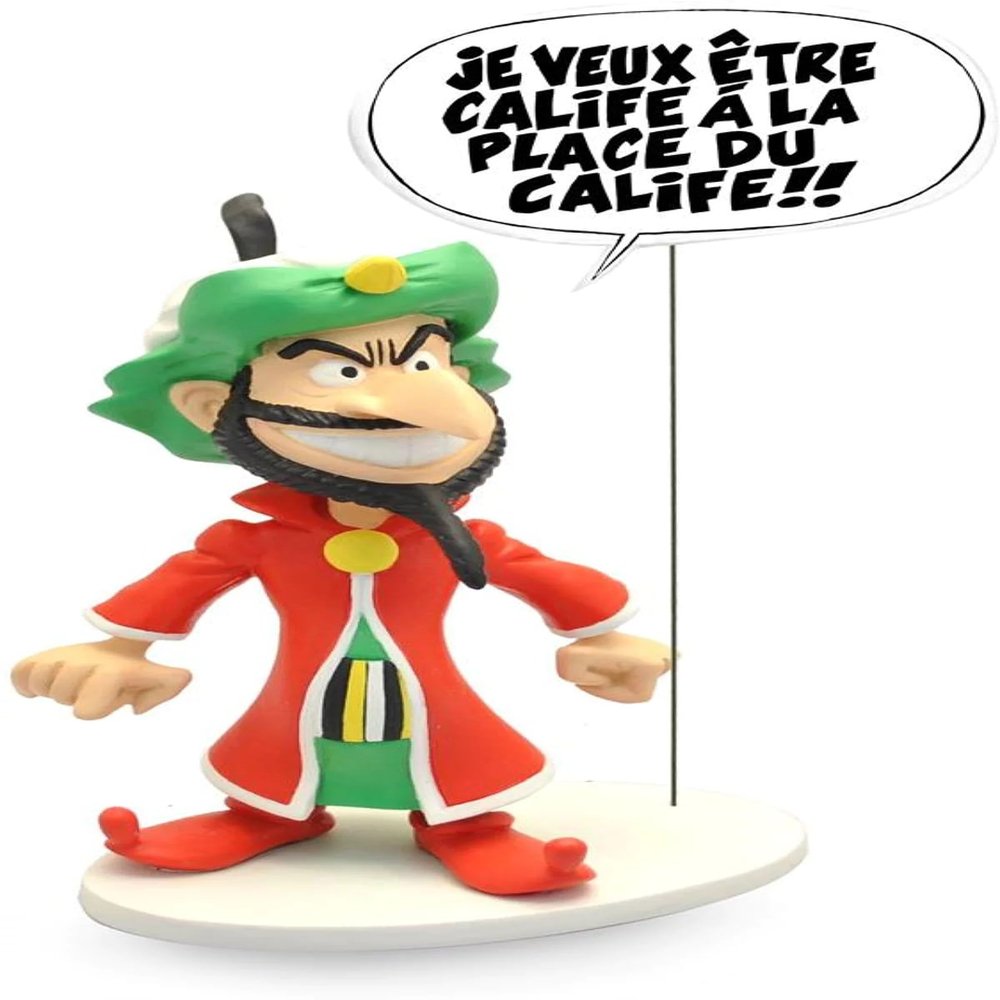 Plastoy SAS 241 Isnogud: Isnogud with Speech Bubble: Je voux etre Calife a la Place du Calife