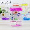 ZAMTAC Floating Color Mix Illusion Whale Ball Floating Oil Hourglass Liquid Motion Toy Bubble Timer Desk Gadget view 4