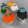 Fake Halloween Frosted Cupcakes (set of 6) view 2