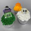 Fake Halloween Frosted Cupcakes (set of 6) view 3