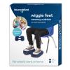 Bouncyband Wiggle Feet, Dark Blue, 1 Pack  Sensory Foot Cushion Quietly Facilitates Movement to Help Improve Concentration - 12 x 9 x 2.5 Sensory Tool, Ideal for The Classroom, Work, or at Home view 1