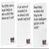 BAD PEOPLE Party Game - Green Expansion - 100 New Question Cards for The Hilarious Adult Card Game for Fun Parties & Board Games Night with Your Group - Find Out What Your Friends Really Think of You view 4