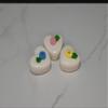 Just Dough It Fake Vanilla Heart Petit Fours (set of 3) view 1