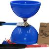 MAGICYOYO Diabolos MD01 Pro Triple Bearings Diabolo Yoyos for Kids Teens Adults, Beginners to Advanced Spinning Juggling Toy, Large 5" Chinese Yoyo Diabolo +2 Pairs Handsticks+Bag+2 Spare Cords, Blue view 1
