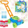 ArtCreativity Bubble Lawn Mower for Toddlers 1-3, Kids Bubble Machine for 1 Year Old Boy Gifts, Bubbles Blowing Push Toys for Kids, Summer Outdoor Gardening Toys for Birthday Gifts Boys & Girls view 1