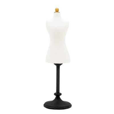 Odoria 1/24 Miniature Dress Form Mannequin Dollhouse Decoration Accessories, White