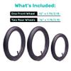 CALPALMY 16" Back and 12.5" Front (2+1) Stroller Wheel Replacement Inner Tubes, Compatible with BoB Stroller Tire Tube Revolution SE/Pro/Flex/SU/Ironman, Made from BPA/Latex Free Premium Butyl Rubber view 2