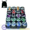 Bescon Mineral Rocks GEM Vines 6 Sides 16MM Dice Set 20 Pack, 5/8" D6 Mineral Rock Dice Set in Assorted Colors view 2