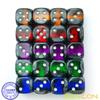Bescon Mineral Rocks GEM Vines 6 Sides 16MM Dice Set 20 Pack, 5/8" D6 Mineral Rock Dice Set in Assorted Colors view 3