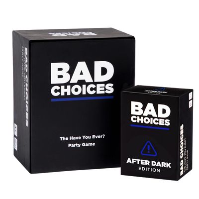 BAD CHOICES Party Game + After Dark Set  Hilarious Adult Card Game for Friends & Game Night | Funny Conversation & Icebreaker Board Game for Parties, Pregames, Social Gatherings & Fun Gift Ideas