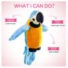 Houwsbaby 9'' Blue Electronic Musical Talking Parrot Plush Toy Interactive Toy,Recording Stuffed Animal Repeat What You Say Shake Wings Macaw Record Bird Toy for Kid Girl Easter view 2