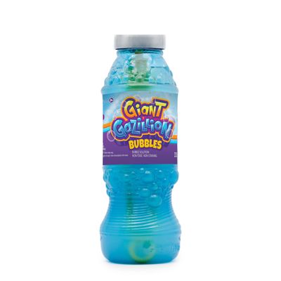 Gazillion Giant Bubble Solution 1 L Creates Huge, ExtraElastic Bubbles, Safe & NonToxic, Includes 7in1 Bubble Wand, Outdoor Refill for Wands, Machines & Kids Party Fun Ages 3 +