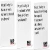 BAD PEOPLE Party Game - White Expansion - 100 New Question Cards for The Hilarious Adult Card Game for Fun Parties & Board Games Night with Your Group - Find Out What Your Friends Really Think of You view 3