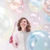 18 Inch Helium Bobo Balloons for LED Light Up Balloons - Christmas, Wedding, Birthday Party Decorations (Orange, 10 Pack, Led String Not Included) view 2