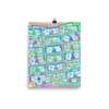 540 Million Dollars Blue Green Pastel Money Bling Cash Dollar Bills Loot Coin Poster view 1
