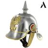 AnNafi German Pickelhaube Military Helmet |Steel Imperial Prussian Officer Spiked | WWI & WWII Helmets Replica view 2
