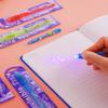 VOVRU Invisible Ink Pen 24Pcs Spy Pen with UV Light Magic Marker Kid Pens for Secret Message and Birthday Party,Writing Secret Message for Easter Day Halloween Christmas Party Bag Gift view 2