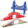 On Track USA Bridge Accessory Train Set: Suspension, Overpass and Arch Bridge Set Compatible with All Major Toy Trains Railway Expansion Accessories, Toy Train Track Accessory view 1
