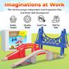 On Track USA Bridge Accessory Train Set: Suspension, Overpass and Arch Bridge Set Compatible with All Major Toy Trains Railway Expansion Accessories, Toy Train Track Accessory view 2