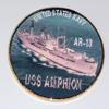 Navy USS Amphion AR-13 Colorized Challenge Art Coin view 1