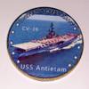Navy USS Antietam CV-36 Colorized Challenge Art Coin view 1