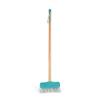 Janod - Happy Garden Kids Large Gardening Brush - for Children Aged 3+ - Outdoor Play - Realistic Child Gardening - Brightly Colored Brush Made of Wood and Plastic, Measures 75 x 19 x 8.5 cm view 1