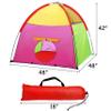 ATDAWN Kids Play Tent, Kids Pop Up Tent, Camping Playground, Indoor/Outdoor Children Playhouse for Boys and Girls, Rainbow Color view 2