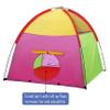 ATDAWN Kids Play Tent, Kids Pop Up Tent, Camping Playground, Indoor/Outdoor Children Playhouse for Boys and Girls, Rainbow Color view 3