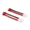 OliYin 3pairs Compatible with Big Tamiya to T Plug T-Plug Male Female 14awg 3.93inch Soft Silicone Wire Switch Cable Connector(Pack of 3) view 1