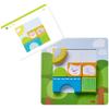 HABA Animal Squares Chunky Wooden Puzzle Building Blocks Arranging Game with Template Cards, Montessori Toys Toddler Puzzle Ages 2+ (Made in Germany) view 1