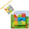 HABA Animal Squares Chunky Wooden Puzzle Building Blocks Arranging Game with Template Cards, Montessori Toys Toddler Puzzle Ages 2+ (Made in Germany) view 2