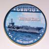 Navy USS Carl Vinson CVN-70 Challenge Art Coin view 1