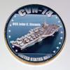 Navy USS John C Stennis CVN-74 Colorized Challenge Art Coin view 1