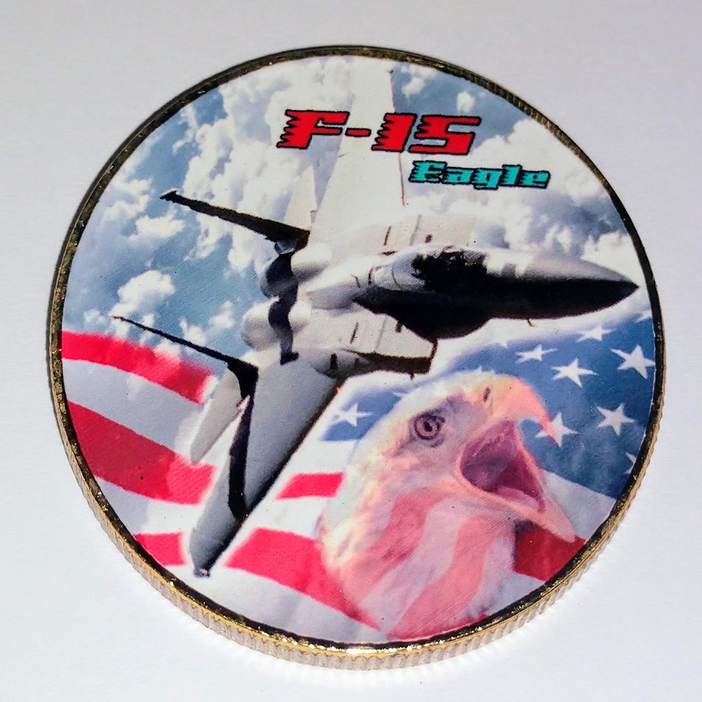 Air Force F-15 Fighter Challenge Art Coin