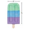 Fun Express 2" x 4" Ice Pop Treat-Shaped Multicolor Sidewalk Chalk - 12 Pieces - Great For Summer, Spring, Easter, School and Daycare Activities and Craft Supplies view 3