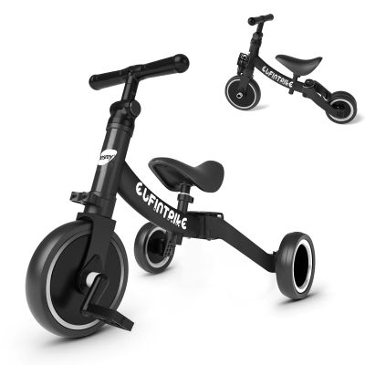 besrey 5 in 1 Toddler Bike for 1 Year to 4 Years Old Kids, Toddler Tricycle Kids Trikes Tricycle, Toys for Boy & Girl, Balance Training, Removable Pedals