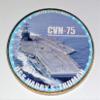 Navy USS Harry S Truman CVN-75 Colorized Challenge Art Coin view 1