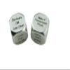 8 Year Anniversary Metal Date Night Dice - Create a Unique 8th Anniversary Date Night view 3