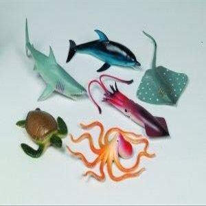 6 Pc, Large Ocean Animal Set