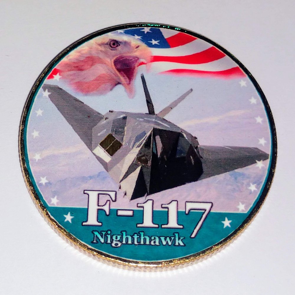Air Force F-117 Nighthawk Challenge Art Coin