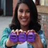 Zeekio Galaxy Juggling Balls - Metallic Series - Premium 12 Panel Genuine Leather Balls - 130g - 67mm - Pack of 3 - Metallic Purple view 2