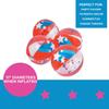Fun Express Patriotic Confetti Beach Ball for Fourth of July - Toys - Inflates - Beach Balls - Fourth of July - 12 Pieces view 3