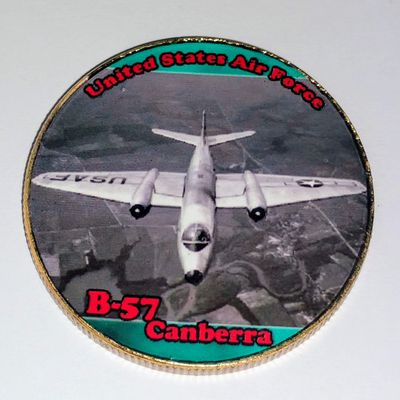 Air Force Canberra B-57 Challenge Art Coin